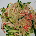 smile2525☆'s cooksnap of when they made はるさめときゅうりのサラダ.