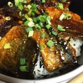 fuyurera's cooksnap of when they made 子供も大好き♪さんまの蒲焼丼♪.