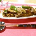 ももいろさくら's cooksnap of when they made 豚肉と茄子の＊生姜焼き＊.