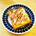 YUZVIO's cooksnap of when they made 幸せな朝食♡目玉焼きとバナナのトースト☆.