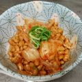 もぐ・ω・くま's cooksnap of when they made 納豆キムチ～美肌やダイエット効果的方法.