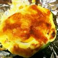 toriatama's cooksnap of when they made 付け合わせに！半熟卵のアボカドグラタン.