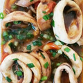 りゃまちゃん's cooksnap of when they made ✽いかのにんにく炒め♬万能トマトだれ✽.