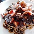 Shian_178's cooksnap of when they made シェフ直伝！簡単イカスミのスパゲティー.