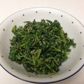 ユキぽっちん's cooksnap of when they made 大根の間引き菜で…胡麻あえ.