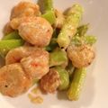 りゅう＆ゆう＆りょう's cooksnap of when they made 海老とアスパラのマヨガーリック炒め.
