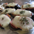 ちばたま's cooksnap of when they made なすとﾁｰｽﾞのﾋﾟｻﾞ風.