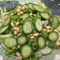 おはなすき's cooksnap of when they made ◎簡単きゅうりと豆のサラダ.