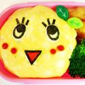 クックW54I12☆'s cooksnap of when they made 簡単！フナッシー☆キャラ弁・オムライス.