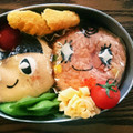 *uwu*kitchen's cooksnap of when they made めめっち　たまごっち　キャラ弁.