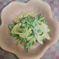 おまめちゃん♥️'s cooksnap of when they made 蓮根とツナのめんつゆマヨサラダ.
