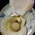 まるがりーと's cooksnap of when they made レンジで簡単！殻付き帆立貝のバター醤油.