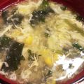 ノアお☆'s cooksnap of when they made ほうれん草とコーンと玉子のスープ☆.