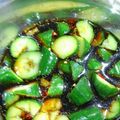 キッチン☆福にゃん's cooksnap of when they made 胡瓜の漬物～澪の忍び瓜～.