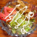 azu☆ﾐ's cooksnap of when they made 車麩の唐揚げサラダ。.