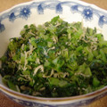 デーモン's cooksnap of when they made ご飯のお供・大根の葉とシラスの炒め.