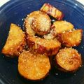 acchasango's cooksnap of when they made さつまいも醤油炒め煮.