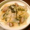△ゆっきー△'s cooksnap of when they made フライパン１つで！簡単塩系スープパスタ♪.