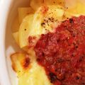 はりゃりゃ's cooksnap of when they made じゃがいものチーズ・ミートソース.