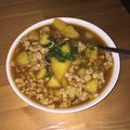 ペコちゃん0626's cooksnap of when they made 小じゃがいもの豚ひき肉そぼろあんかけ.