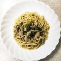 RoomA's cooksnap of when they made ❀豚肉と空芯菜の中華風パスタ❀.