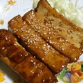 里之助's cooksnap of when they made お肉もどき!?厚揚げ甘辛焼き.