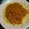 ☆ゆかねえさん☆'s cooksnap of when they made ミートソース スパゲティ.
