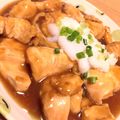 ♫梨花's cooksnap of when they made 柔らか鶏むね肉のぽん酢照り煮☆おろしのせ.