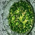 たかめぐはる's cooksnap of when they made おくらとモロヘイヤのポン酢和え.