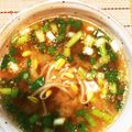 bicos's cooksnap of when they made 豆モヤシ♪節約☆味噌ラーメン風スープ.