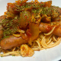 グランティー's cooksnap of when they made トマト煮の残りでパスタ♡.