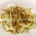 papikun's cooksnap of when they made 生姜風味が美味♪キャベツと豚肉の焼肉炒め.