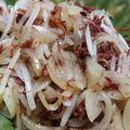 shino☆ami's cooksnap of when they made 簡単☆玉葱ともやしのコンビーフ炒め.