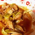 まーこ827's cooksnap of when they made 鶏肉とキャベツの野菜炒め.