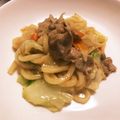 しづきち's cooksnap of when they made 茅乃舎だしで焼きうどん.