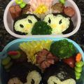 kaukauino's cooksnap of when they made お弁当に♪簡単ペンギンおにぎり♪.