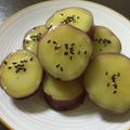 ポメちょん's cooksnap of when they made おやつに。さつま芋の甘煮.