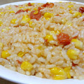 ヨッシーのクッキング's cooksnap of when they made ★ミニトマトとトウモロコシのピラフ★.