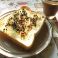 バカリャウ's cooksnap of when they made 簡単朝ごはん☆　ふりかけトースト♪.