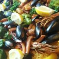 あつこ そらら's cooksnap of when they made ホットプレートで簡単魚介類のパエリア.