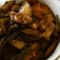 MINARIN5's cooksnap of when they made なすと さつま揚げ ピリ辛炒め.
