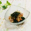 旦那は皿洗い's cooksnap of when they made ネバネバ納豆梅あんのおひたし.
