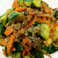 ラブソラ♪'s cooksnap of when they made 簡単★大量消費！きゅうりの胡麻味噌炒め.