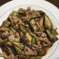 ha♡'s cooksnap of when they made なすとオクラと豚肉のポン酢炒め.