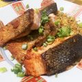 mumuchaman's cooksnap of when they made 秋鮭のムニエル ～ 香味パン粉ソース.