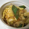 karin328's cooksnap of when they made 早うまっ！オクラとキャベツのキムチ炒め.