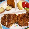 ユウコフスキー's cooksnap of when they made 春キャベツの焼メンチカツ.