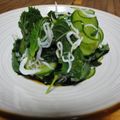 だんな様は料理人's cooksnap of when they made モロヘイヤで…ネバっ！と酢の物。.