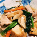 ☆EARTH☆'s cooksnap of when they made ♪豚肉♪厚揚げと豚肉の味噌煮.