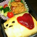 パルタ３２６'s cooksnap of when they made ぐでたまｵﾑﾗｲｽ弁当⭐ちくわ鳥付.